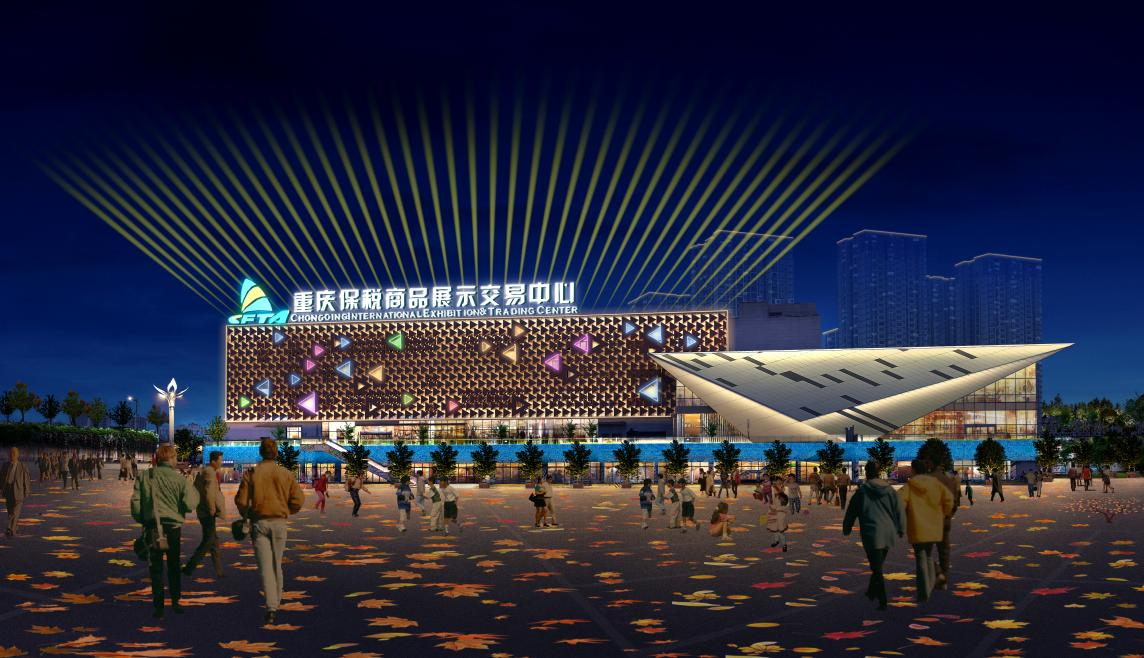 寸灘國際絲路花街建筑光影秀于7月1日開街上演啦！(圖2)