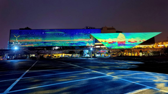 寸灘國際絲路花街建筑光影秀于7月1日開街上演啦！(圖10)