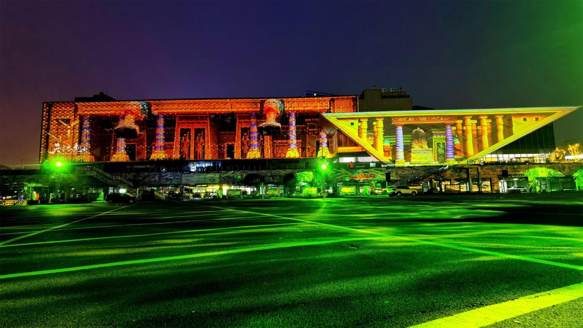 寸灘國際絲路花街建筑光影秀于7月1日開街上演啦！(圖9)