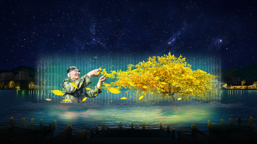 可克達(dá)拉朱雀湖5D全息水舞秀-《朱雀湖夜曲》上演啦!(圖6) 可克達(dá)拉朱雀湖5D全息水舞秀-《朱雀湖夜曲》上演啦!(圖6)