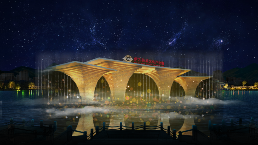 可克達(dá)拉朱雀湖5D全息水舞秀-《朱雀湖夜曲》上演啦!(圖13) 可克達(dá)拉朱雀湖5D全息水舞秀-《朱雀湖夜曲》上演啦!(圖13)