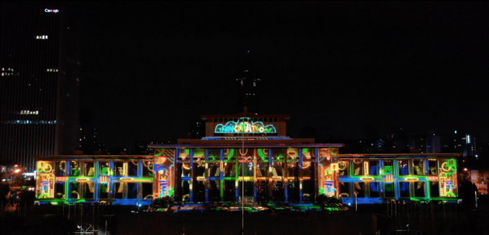 天空創(chuàng)想用科技點亮城市！杭州武林廣場3DMAPPING秀震撼上演！(圖6)