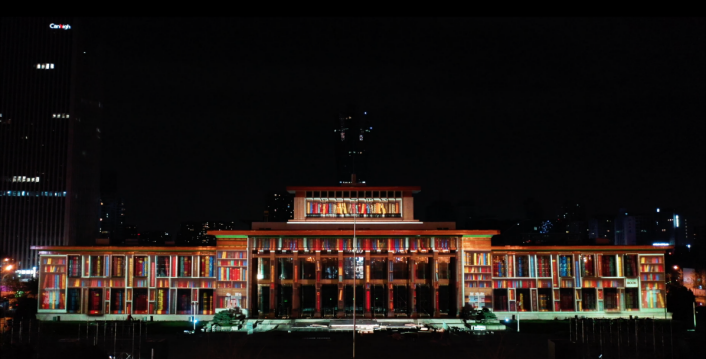 天空創(chuàng)想用科技點亮城市！杭州武林廣場3DMAPPING秀震撼上演！(圖21)