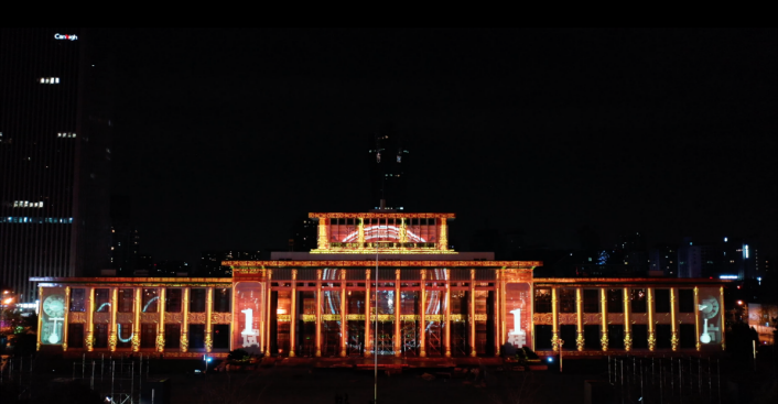 天空創(chuàng)想用科技點亮城市！杭州武林廣場3DMAPPING秀震撼上演！(圖22)