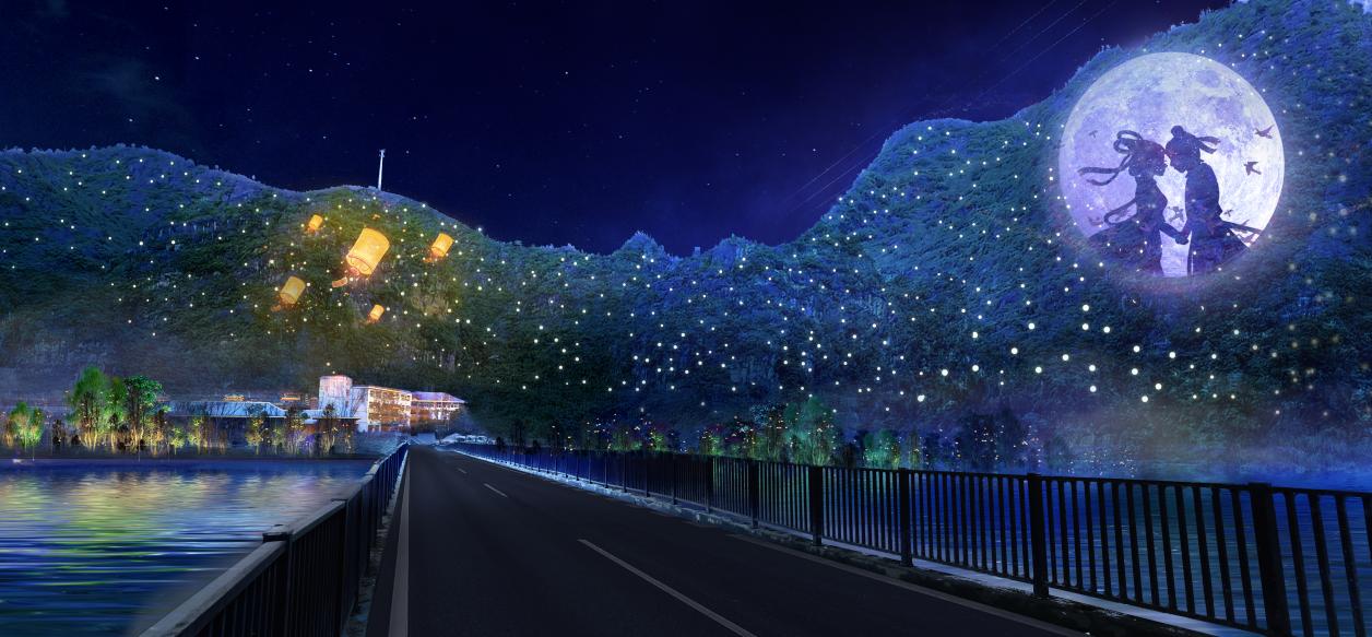 三門(mén)峽雙龍灣景區(qū)《夢(mèng)回洛河》(圖6)